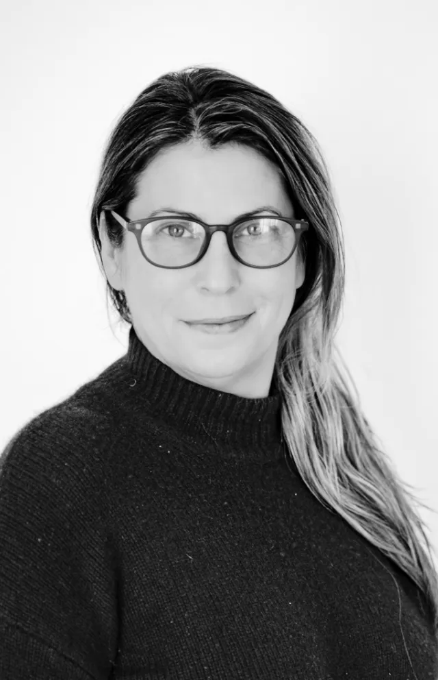 Black and white portrait of Donatienne du Parc Locmaria